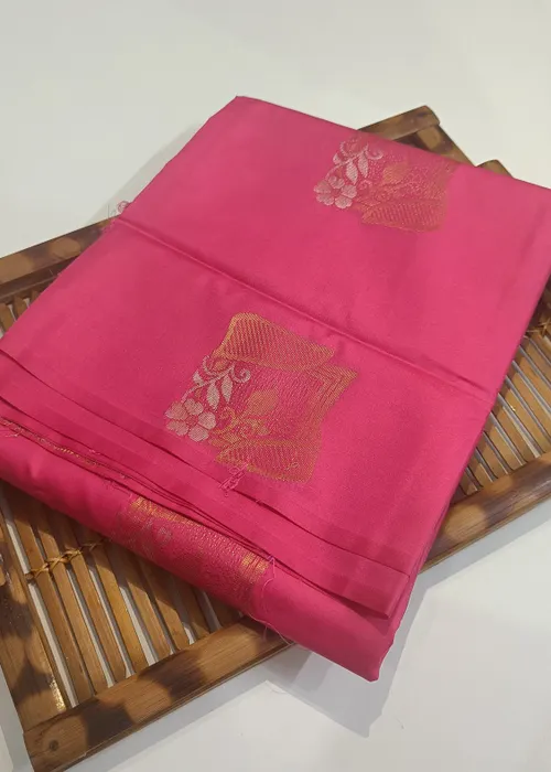 Borderless Pink Soft Silk